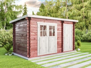 Abri de jardin en bois LEON 28 mm 9.4 m² - OOGarden