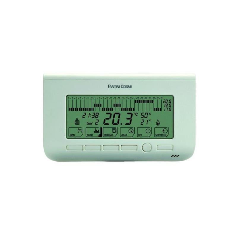 Thermostat d''ambiance programmable CH150 Blanc | Leroy Merlin