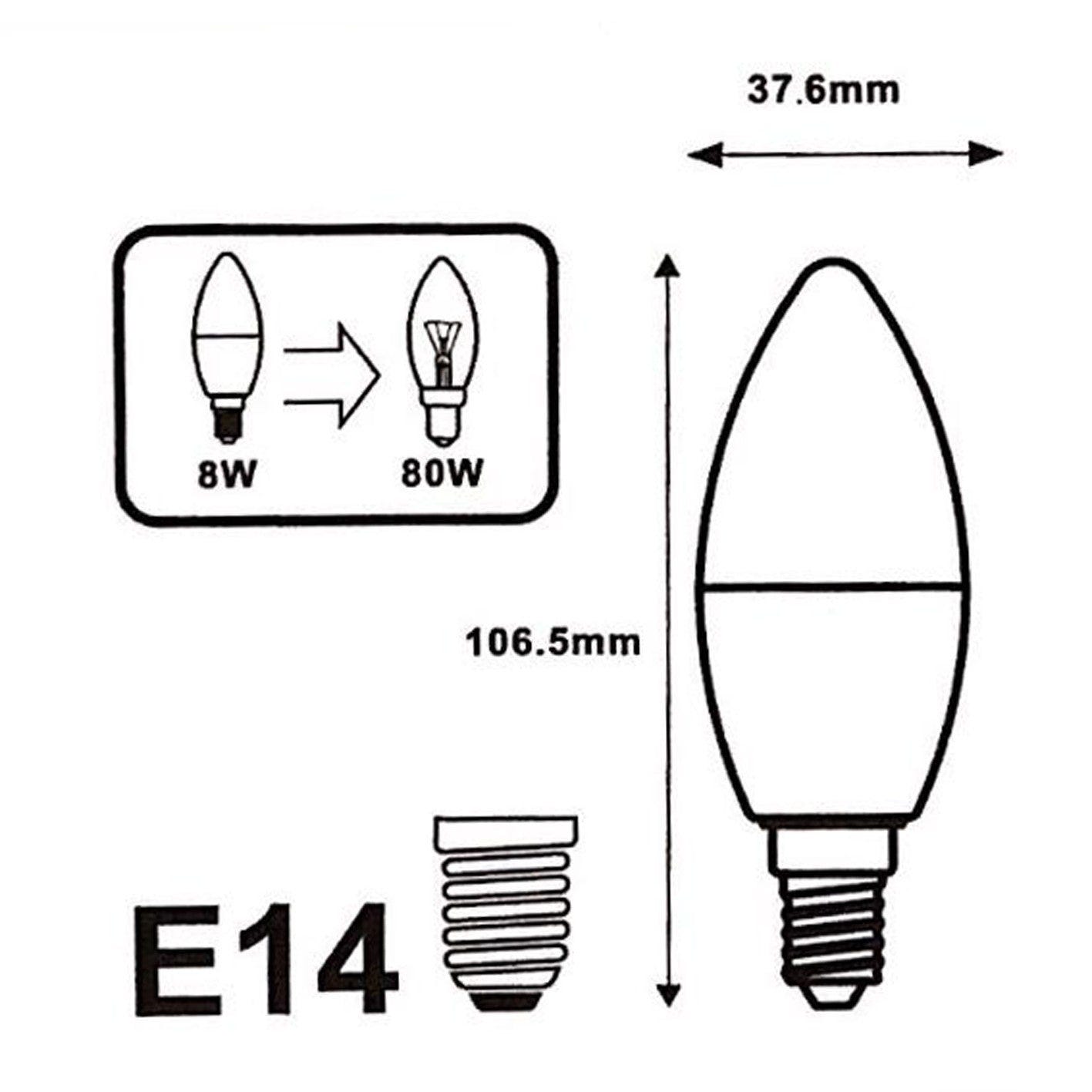 Ampoule E14 8W