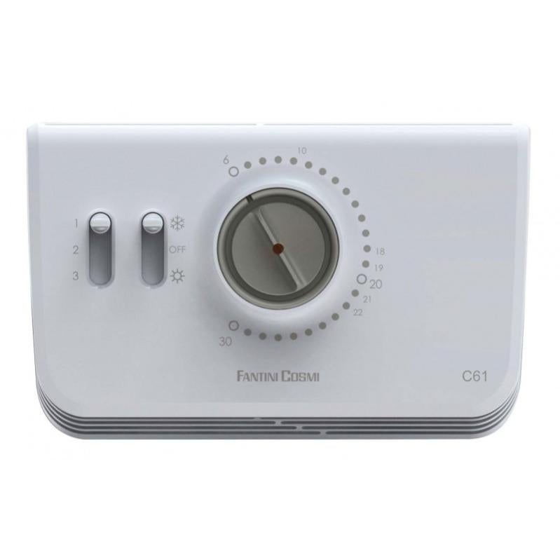 Thermostat d''ambiance ventilo CH130ARR (relais à distance) | Leroy Merlin