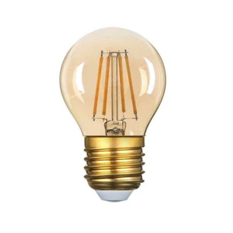 Ampoule E27 LED Filament 4W G45 240° Dimmable Unité / Blanc Chaud