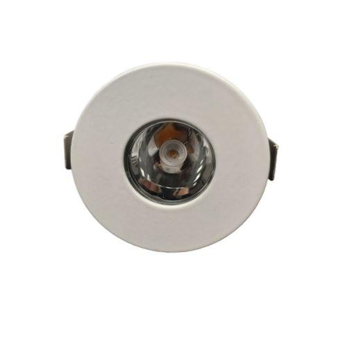 Spot Digilamp Mini spot LED encastrable 1W DC 12V Blanc Froid