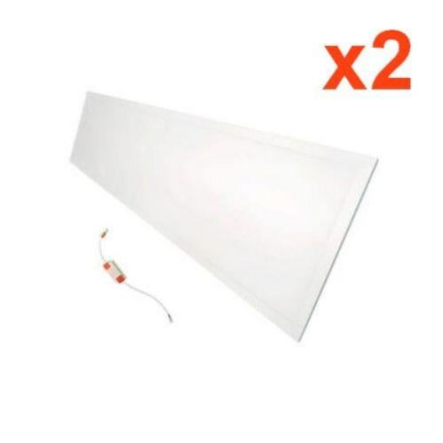 4 Panneaux LED 60x60cm 48W Blanc Froid 6000K - Remplissage Faux Plafond Armstrong | 3900 Lumens, IP20