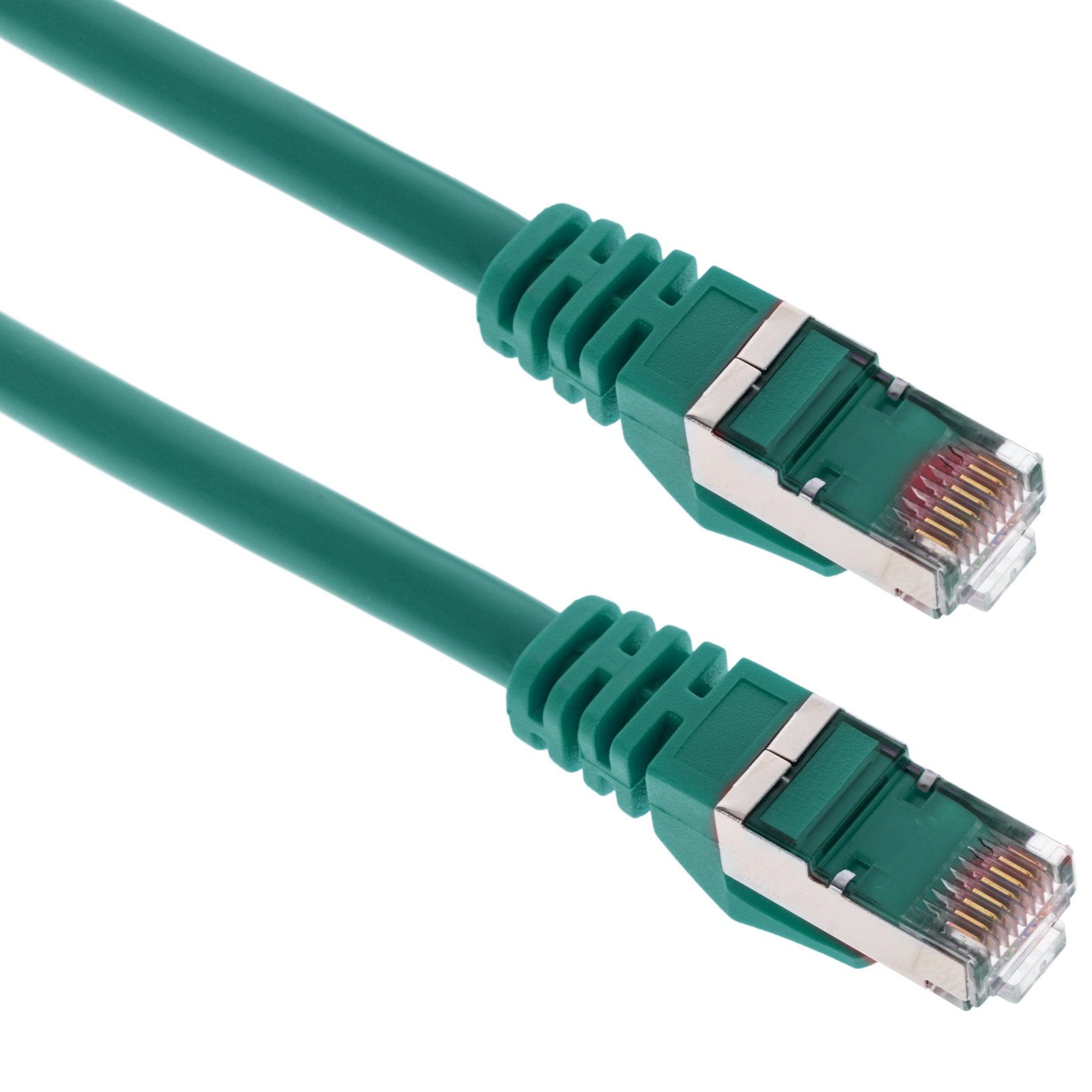 Câble réseau Ethernet FTP Cat.6a vert 2 m - 3