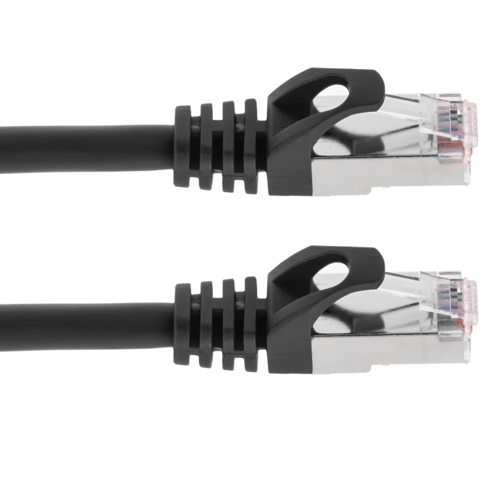 Câble réseau Ethernet FTP Cat.6a noir 2 m - 4