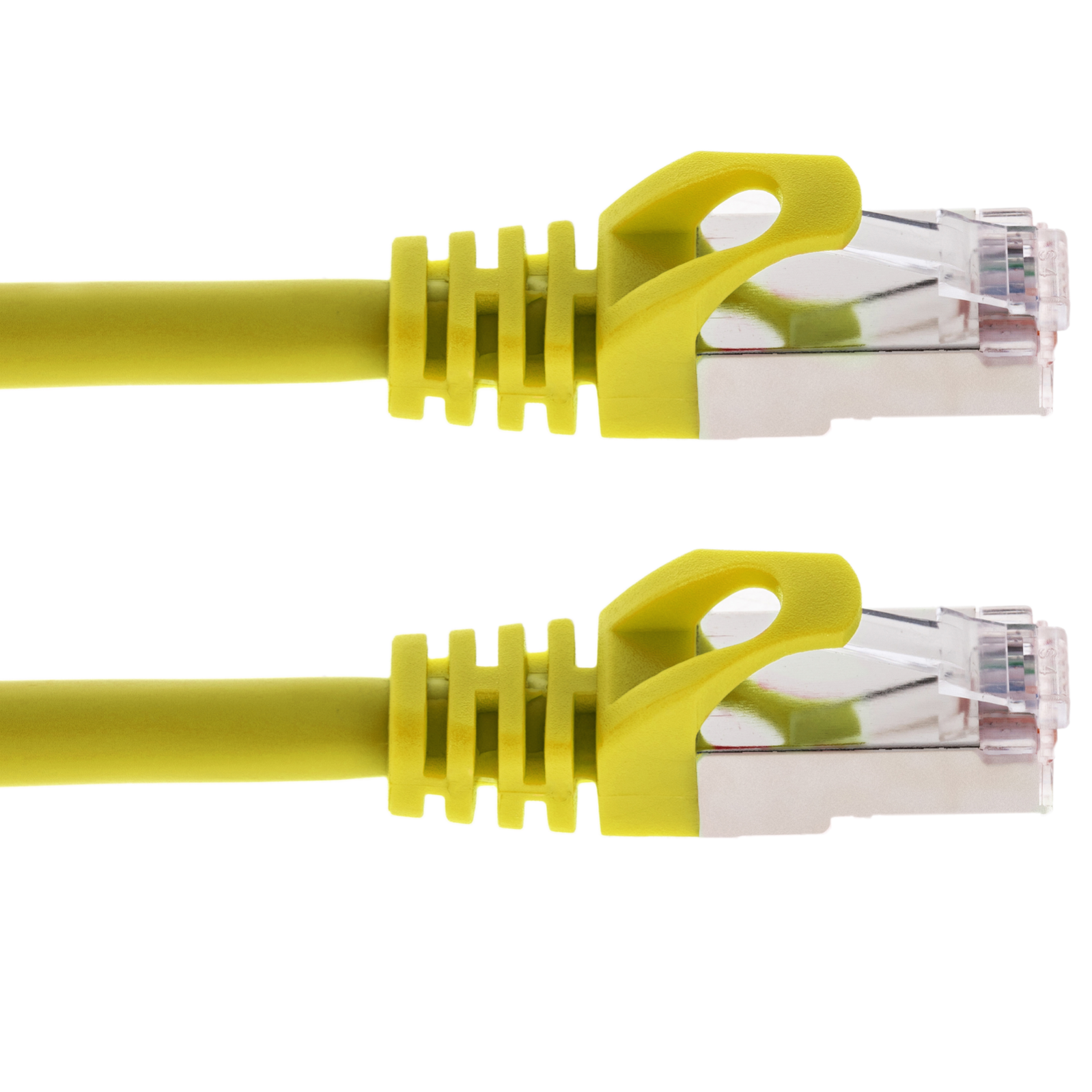Câble réseau Ethernet FTP Cat.6a jaune 0,25 m - 4