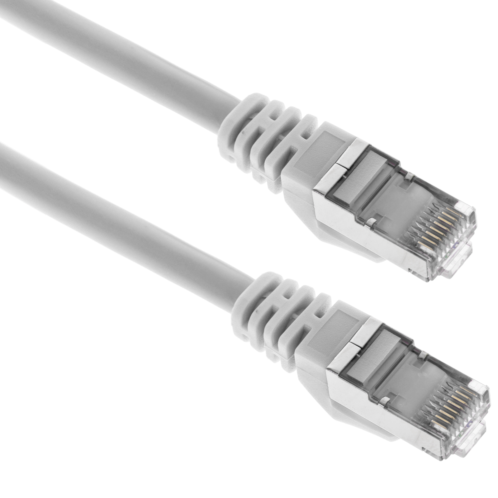 Câble réseau Ethernet FTP Cat.6a blanc 2 m - 3