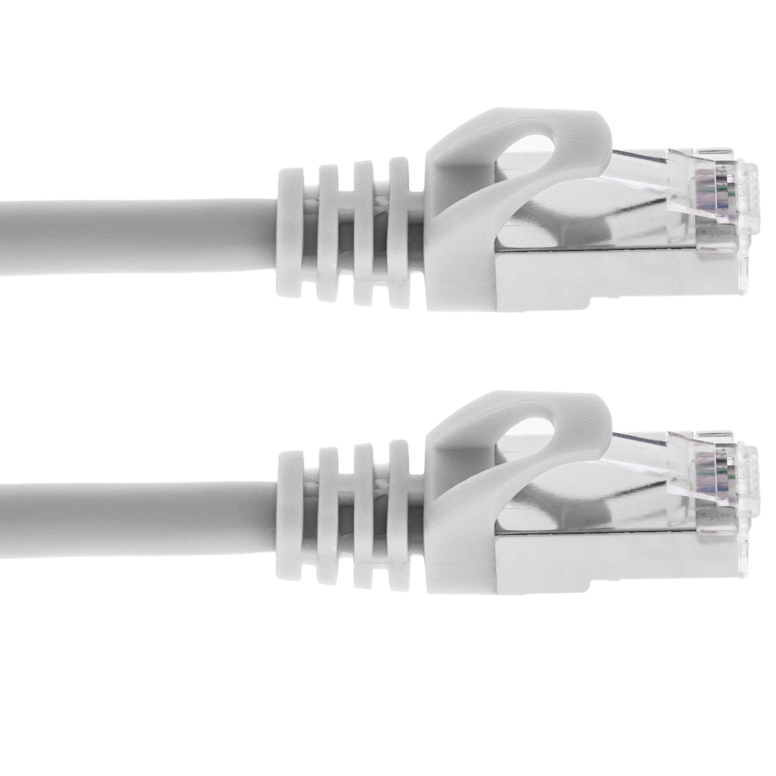 Câble réseau Ethernet FTP Cat.6a blanc 1 m - 4