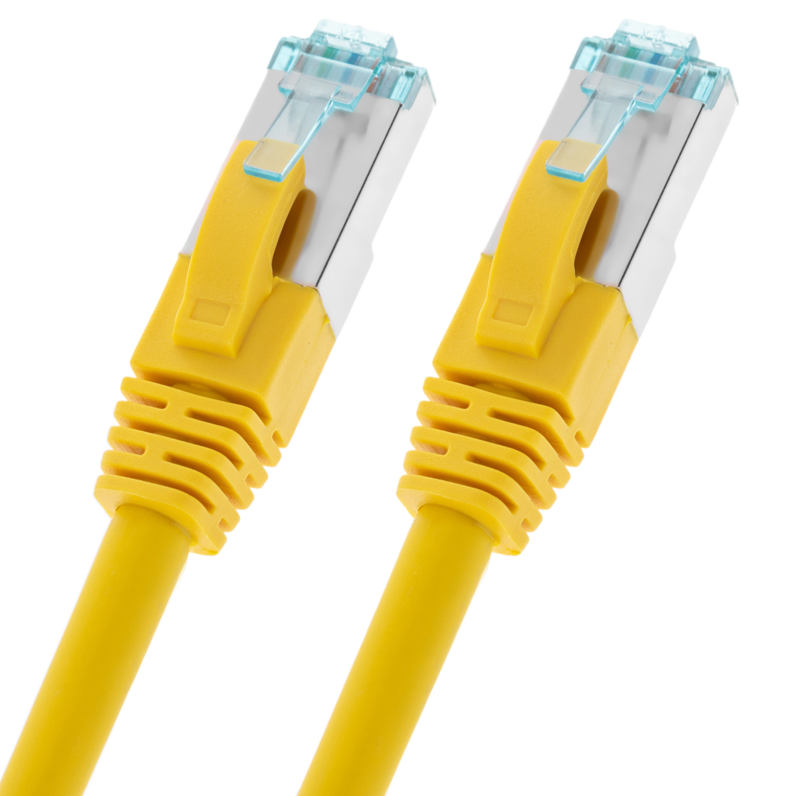 Câble réseau Ethernet FTP Cat.7 jaune 1 m - 5
