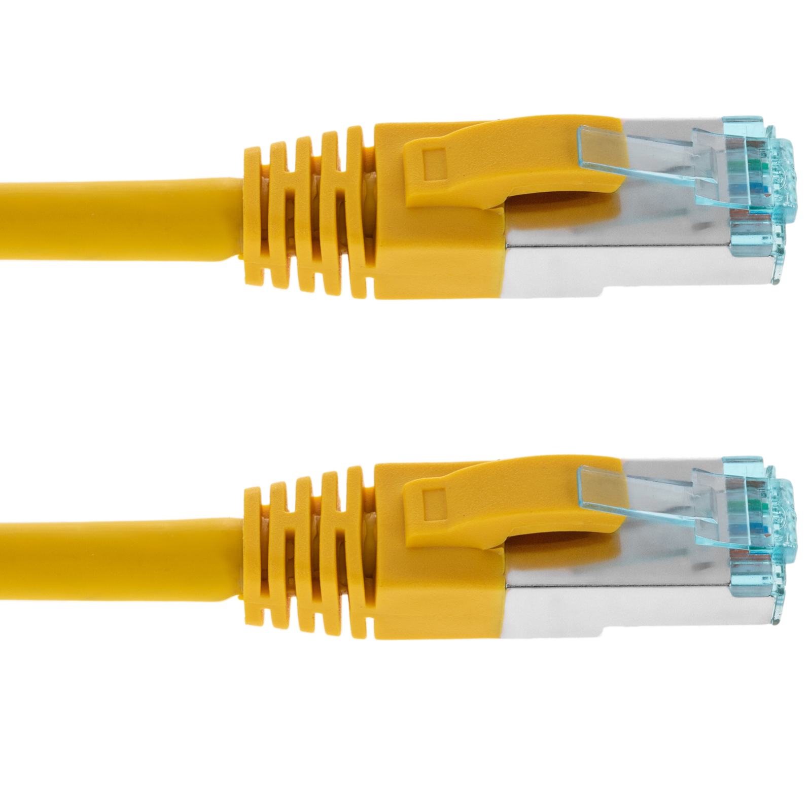 Câble réseau Ethernet FTP Cat.7 jaune 1 m - 4