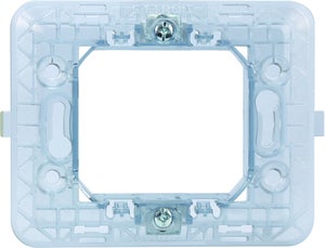 Solar series plate, 3 modules, plastic, white, compatible with BTicino  Matix series - Ettroit MT83301