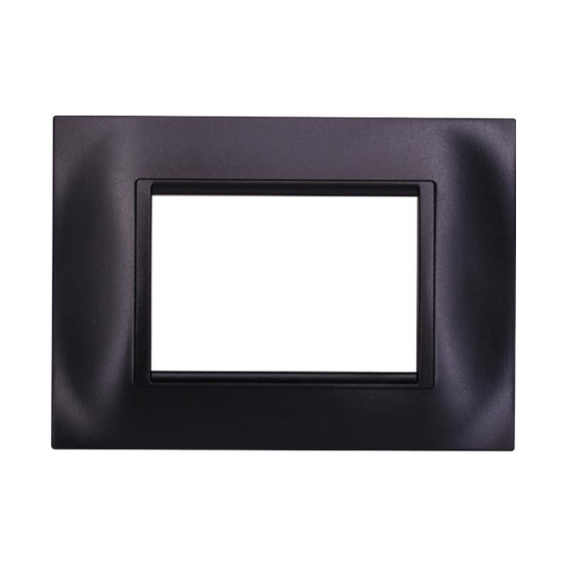 Placca 4 posti Titanio Chiaro Bticino Living L4804TC