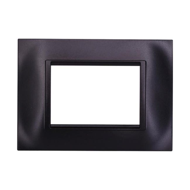 Placca 4 posti Titanio Chiaro Bticino Living L4804TC Placca 4 posti Titanio Chiaro Bticino Living L4804TC