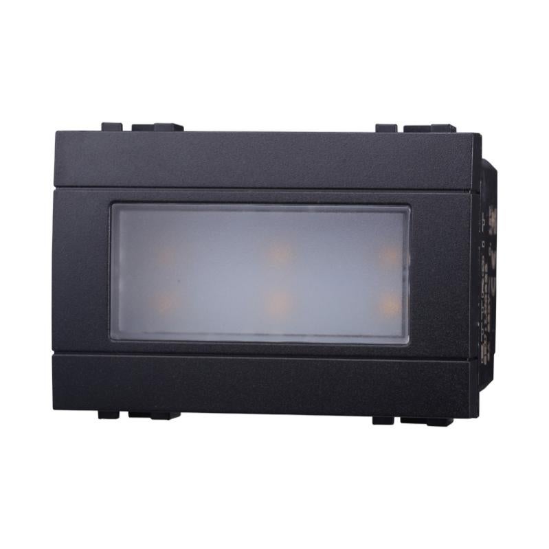 Applique a LED Miroir 40 cm nero 3000K