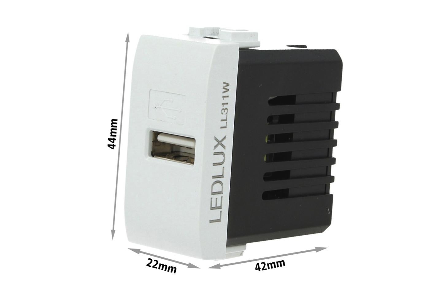 SCHITEC 2 Porte Caricatore USB,5V/2.1A Caricatore USB da Muro con 2