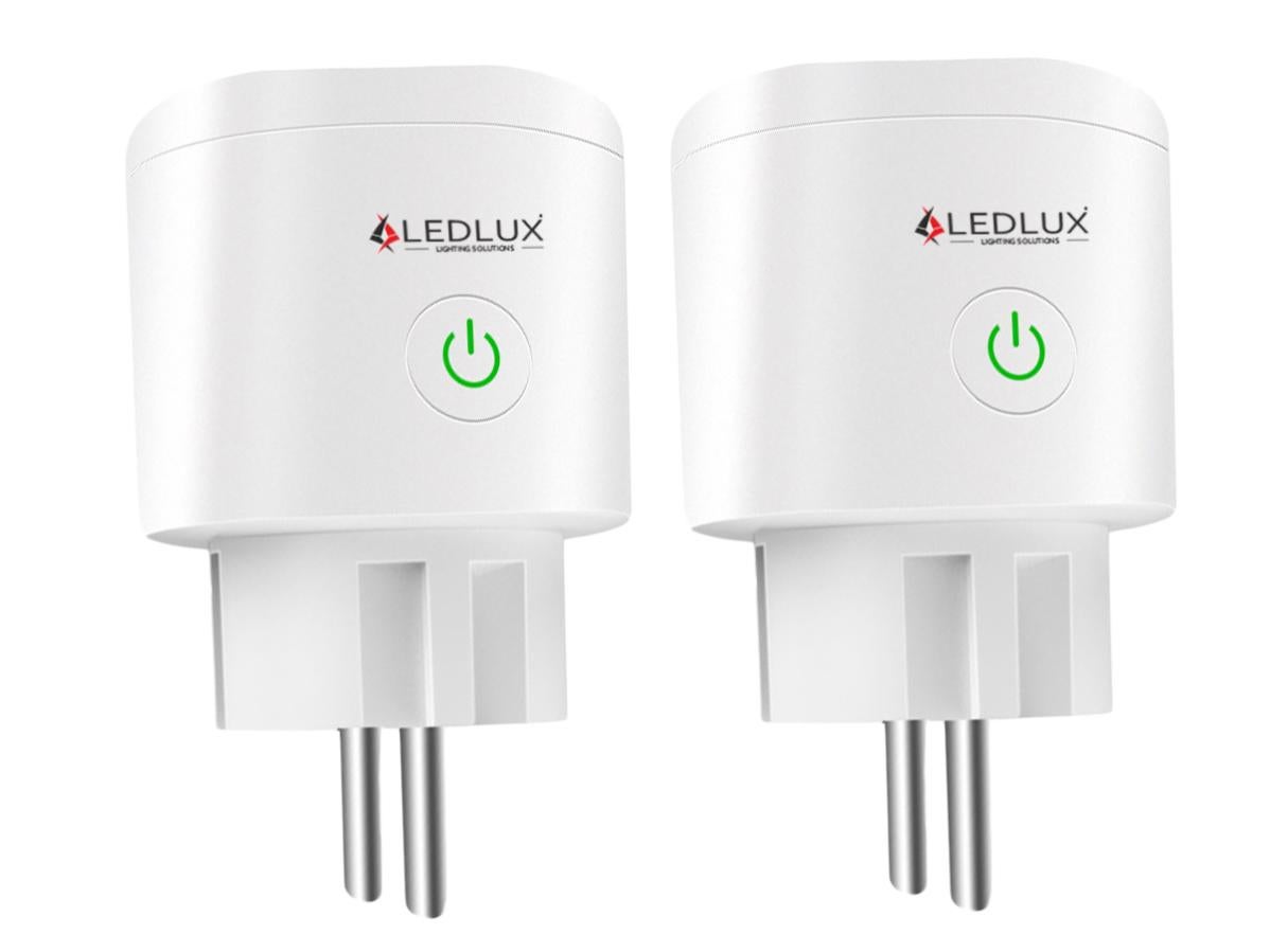 2 Pezzi Presa Smart WiFi Presa Schuko Spina EU 220V 16A Timer Monitoraggio Consumo Compatibile Con Alexa Google Home 87082809