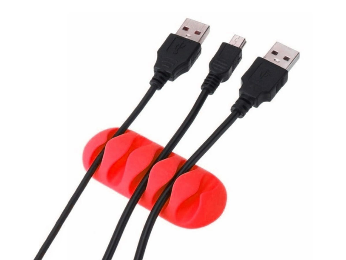 6 Clip Organizzatrici Cavi - Adesivo No-Residue Per Scrivania, PC E Ufficio - Foto 6