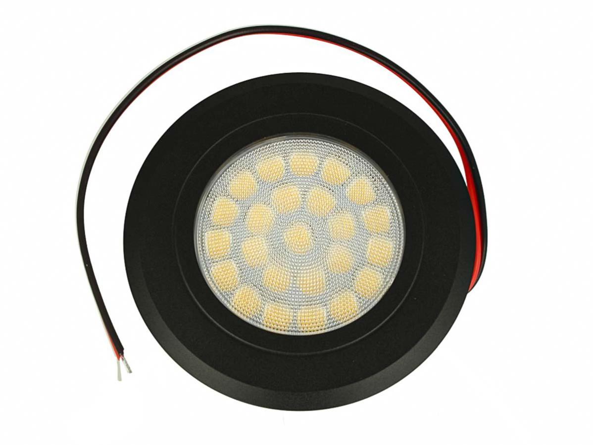 Mini Faretto LED Da Incasso 1W 80LM 12V DC - 2 Pezzi Con Fascio Stretto 15° - Ideale Per Vetrine, Armadi, Soffitti - Alluminio 30x20mm