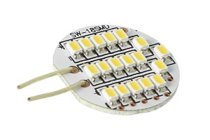 LEDLUX 2 Pezzi Lampadine LED G4 Bispina DC AC 12V 24V 3,5W Bianco