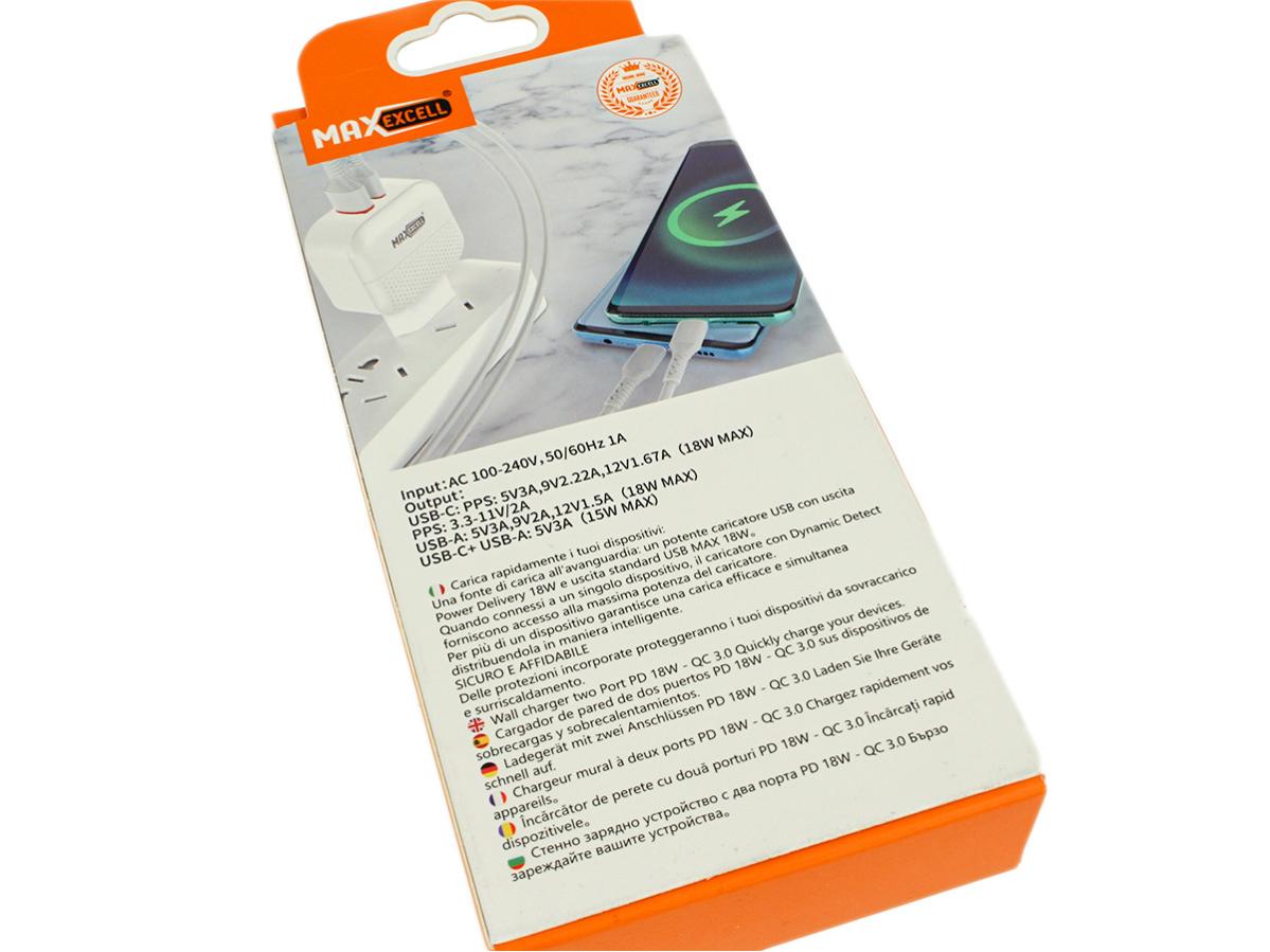 Caricabatteria/voltmetro QC veloce 12V ricarica rapida 3.0 USB tipo C
