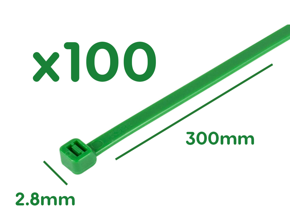 300 Fascette Fermasacco In Plastica Bianche – Lunghezza 12,7 Cm – Per Alimenti, Giardinaggio, Cavi - 2
