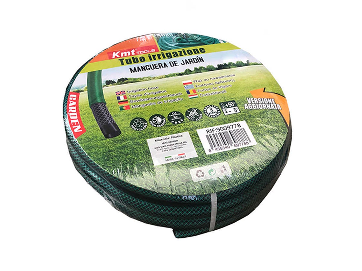 Tubo Irrigazione 3 Strati In PVC Retinato 3/4'' 19mm 15 Metri Tubo  Flessibile da Giardino Uso Professionale