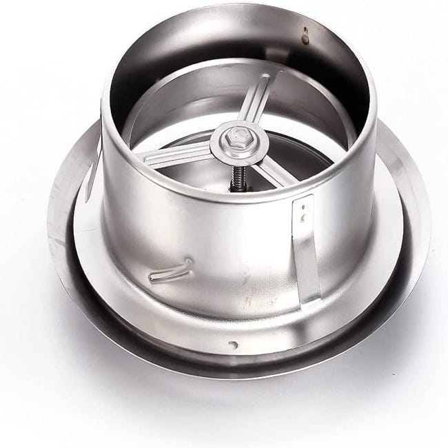 Grille Ventilation Inox 150 mm pour Hotte, Extracteur et Sèche