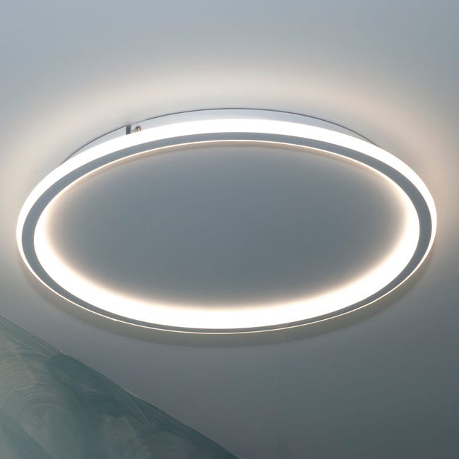 Lámpara de techo LED 43W redonda luz indirecta círculo techo