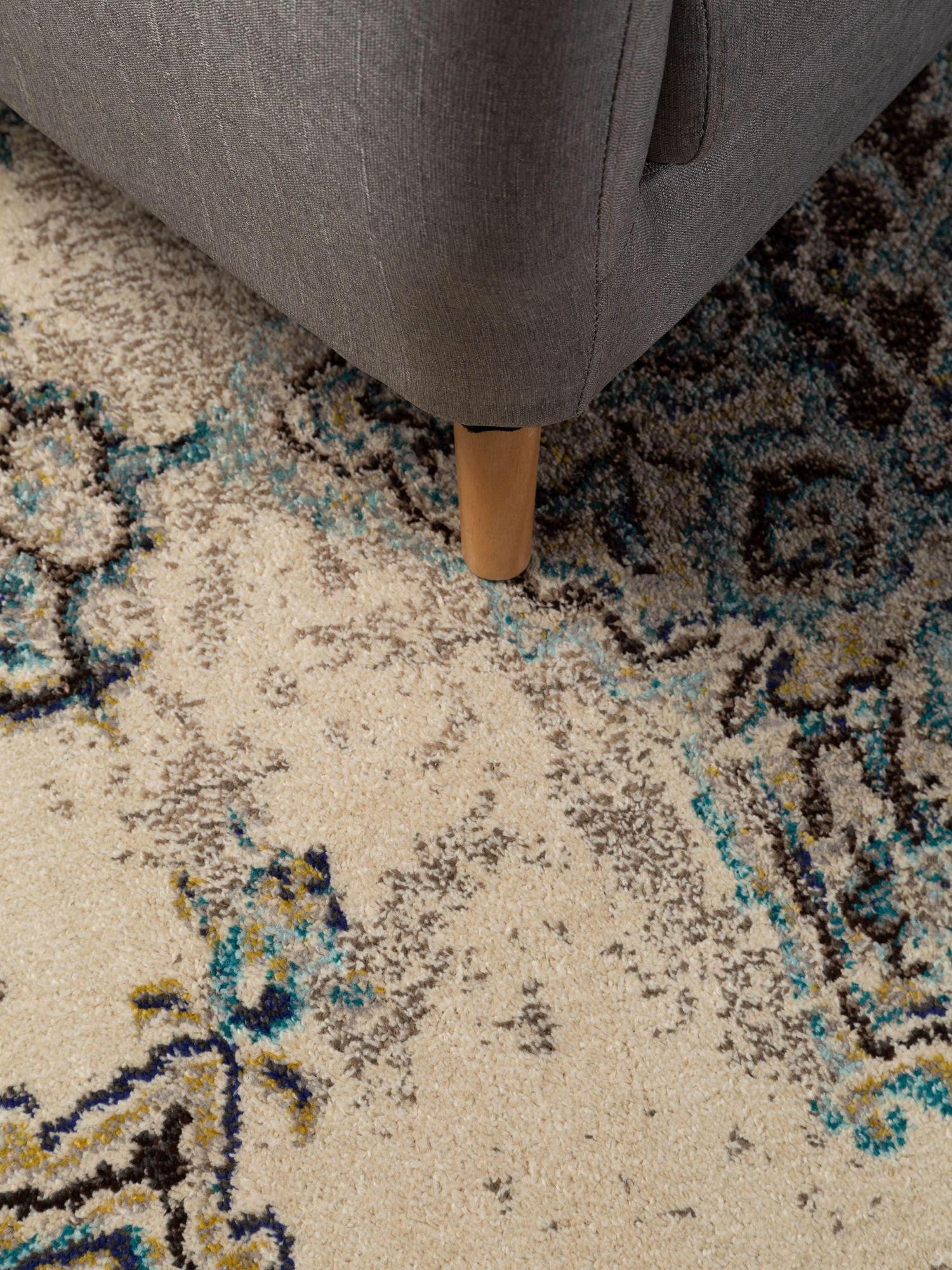 Atmosphera - Alfombra 'Etnik' De Algodón D. 120 Cm | Leroy Merlin