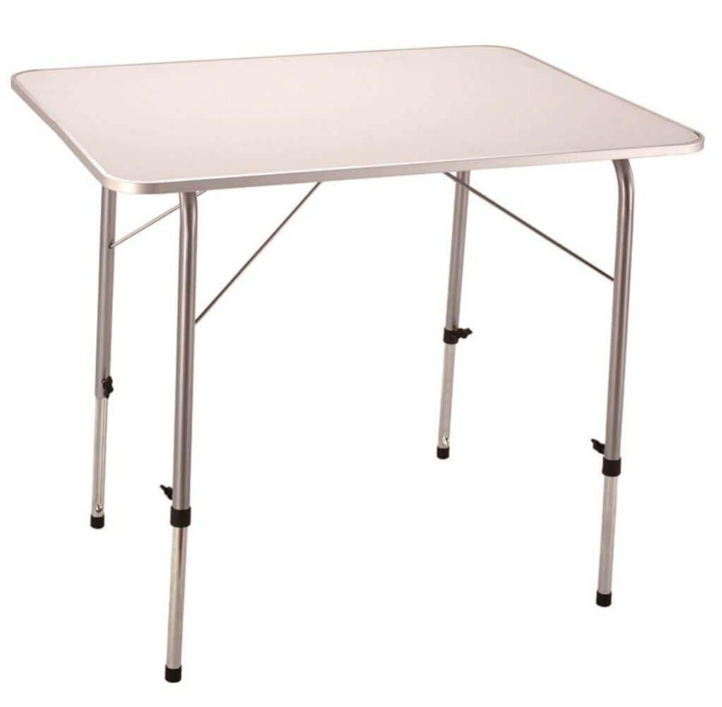 Spetebo Tavolo pieghevole Tevere, in antracite, 80 x 72 x 70 cm, ideale come tav