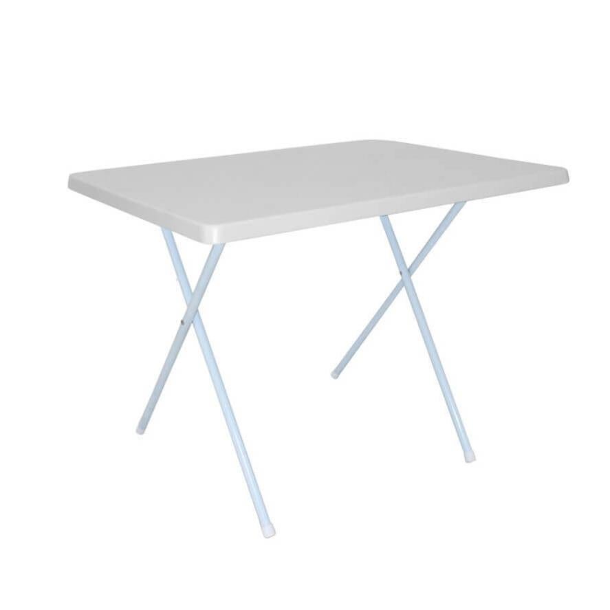 Tavolino Da Campeggio Pieghevole Relaxdays Con 4 Sedie - Regolabile In Altezza, 120x60 Cm, Alluminio/MDF