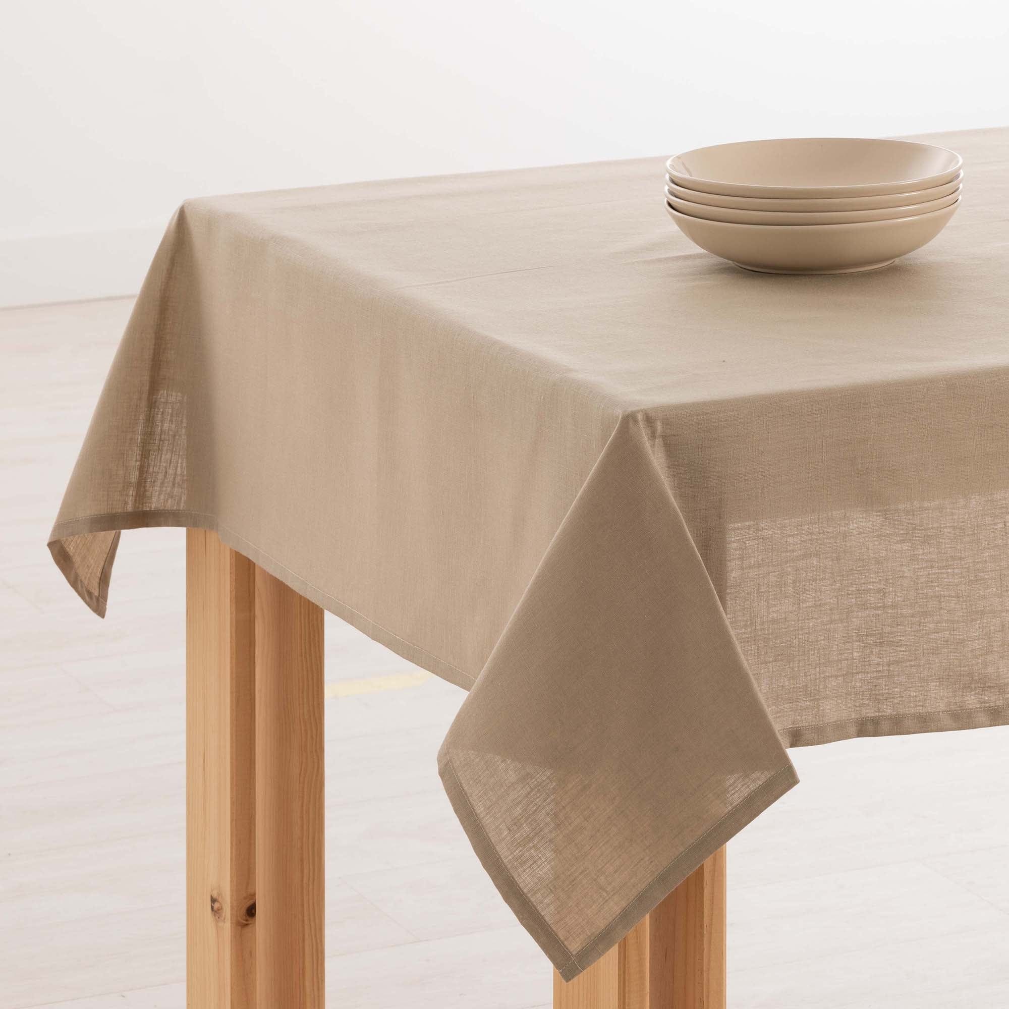 Mantel redondo Taupe, Chic And Modern, 160 cm - Prodeco