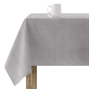Acomoda Textil – Mantel Antimanchas Rectangular de Hule al Corte. Mantel  Liso Elegante, Impermeable, Resistente y Lavable. (Natural, 140x140 cm)
