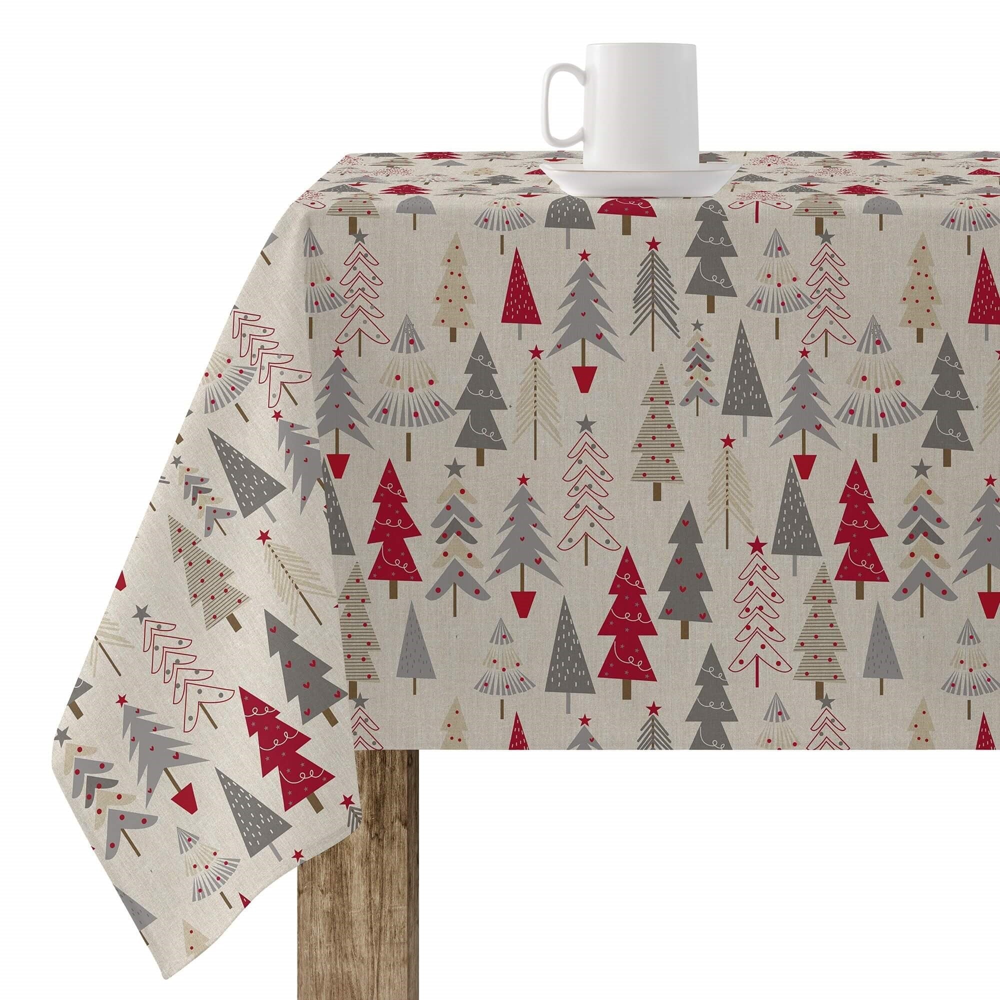 Mantel resinado antimanchas Christmas Laponia 52-100 de 100x140 cm