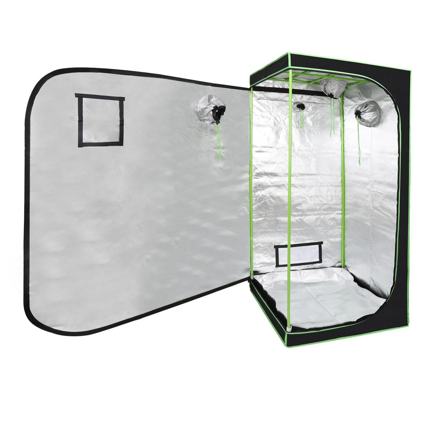 Kit Complet De Tente De Culture Avec Lampes De Culture à DEL à Spectre Complet, Tissu Oxford 600D, Filtre à Charbon, Pour Plantes D'intérieur Hydroponique, 90 X 90 X 180 Cm