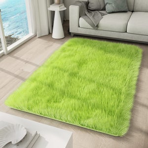 Tapis Microfibre Vert D'eau - 80x120CM