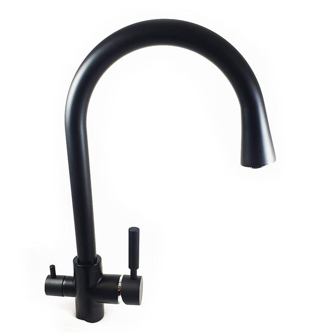 Rubinetto ForHome® 3 Vie Cromo Per Acqua Depurata - Miscelatore Per Lavello, Con Ingresso Acqua Depurata - Foto 12