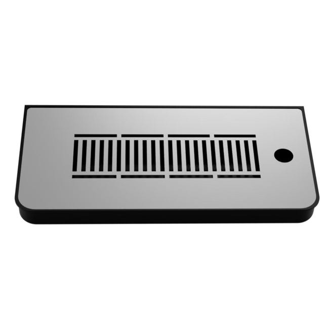 Raccogligocce In Acciaio Inox Per Colonnine Birra - 400x230 Mm, Per Bar, Pub, Ristoranti, Senza Lavabicchieri