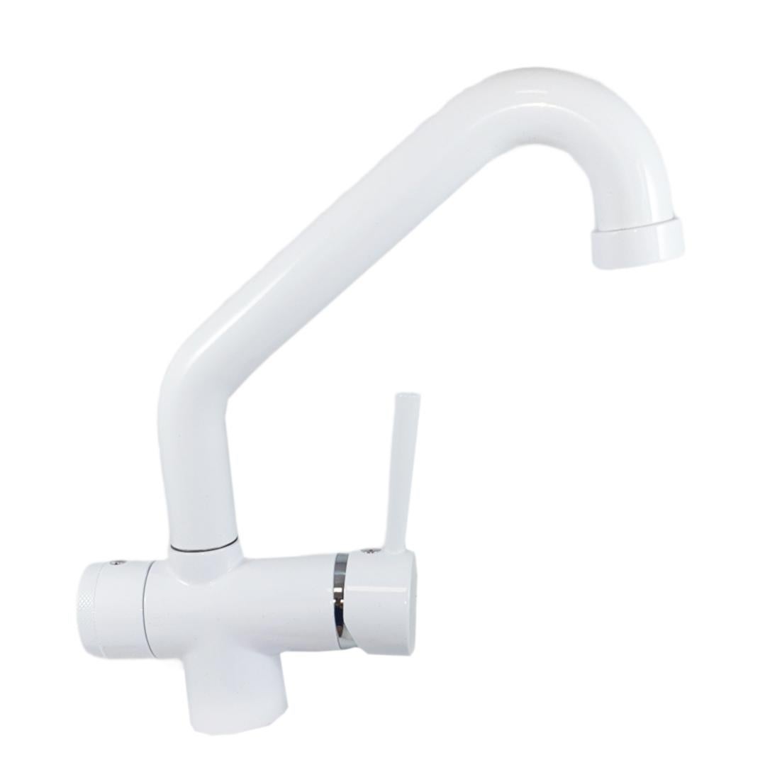 Rubinetto ForHome 3 Vie Per Acqua Depurata – Connessioni Rapide 1/4", Cromo, 14.7x31 Cm