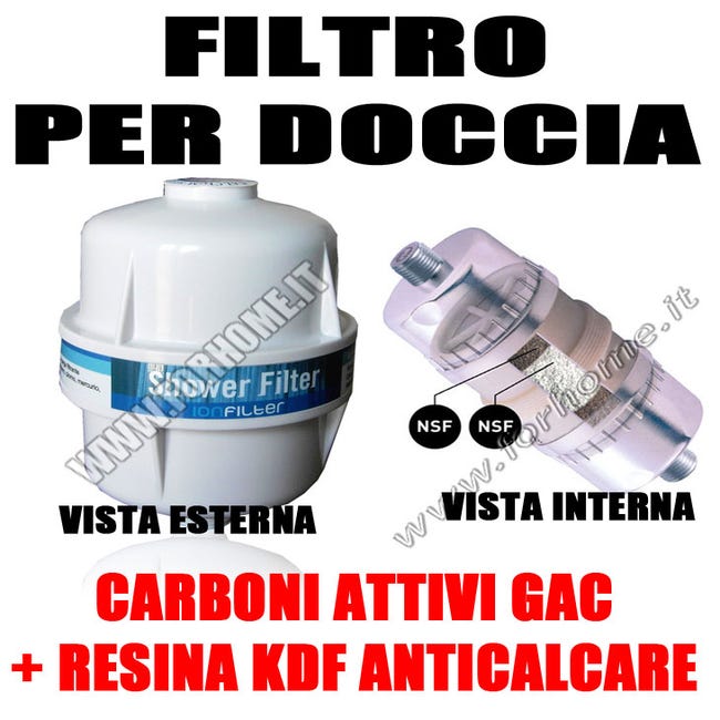 Filtro Doccia Anticalcare