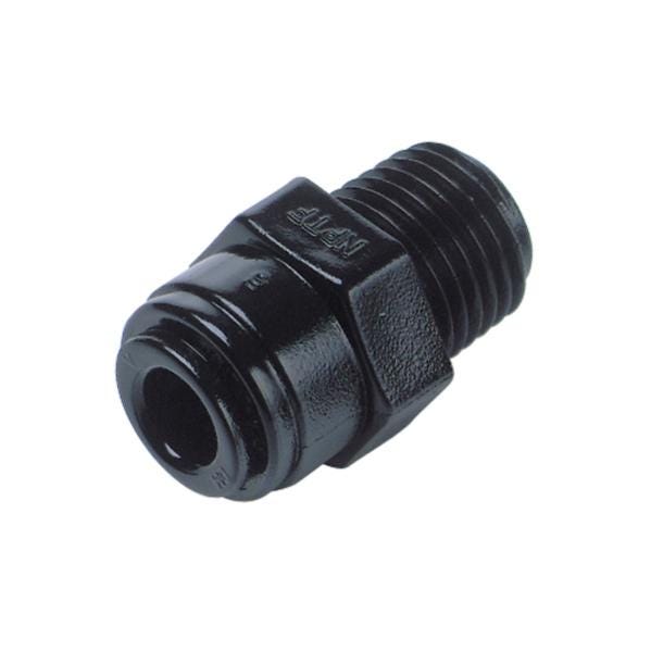 RACCORDO DRITTO PER TUBO 8MM (5/16 OD) A 1/8 NPT MASCHIO – NUOVO