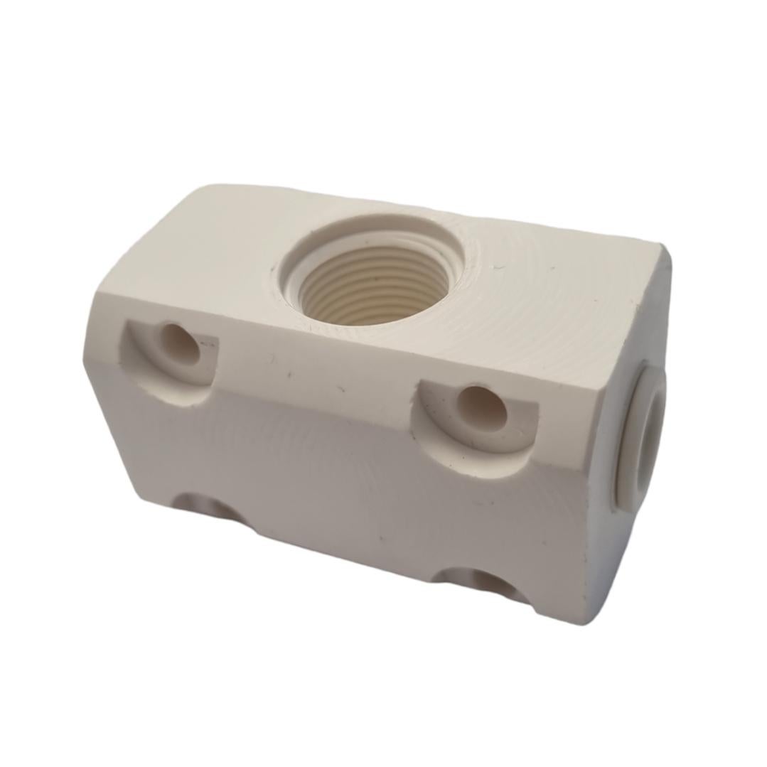 MALIDA ST003C: Raccordo A T In Plastica 3/8 X 1/4 X 3/8 Per Osmosi Inversa, Adattatore Per Tubi – Confezione Da 10