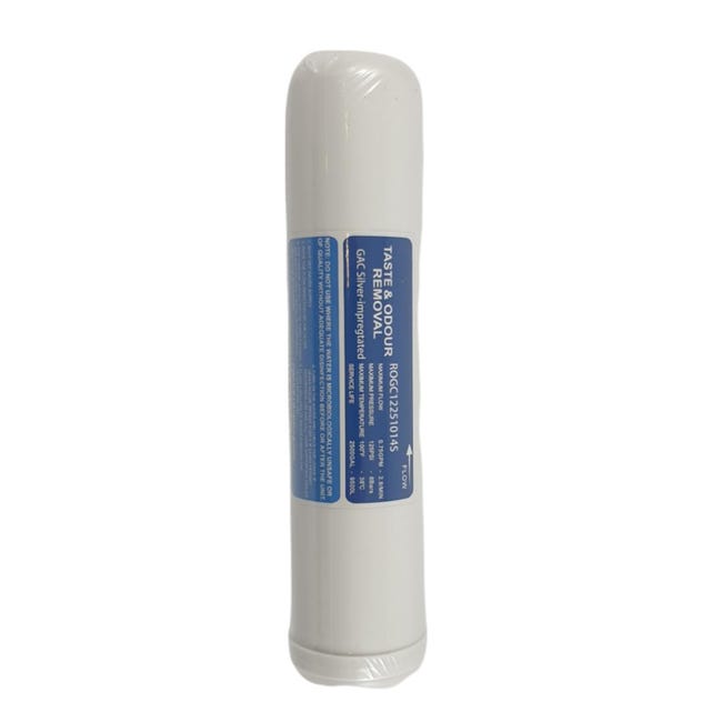 Filtro in Linea carbone attivo granulare al cocco Ionicore IC-11CGAC - 1/4 NPT 2,5x11 Filtro in Linea carbone attivo granulare al cocco Ionicore IC-11CGAC - 1/4 NPT 2,5x11