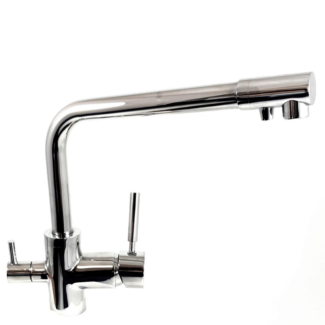 Rubinetto 3 Vie ForHome Per Acqua Depurata - Cromo, Erogazione Acqua Fredda, Ambiente, Gassata - Foto 4