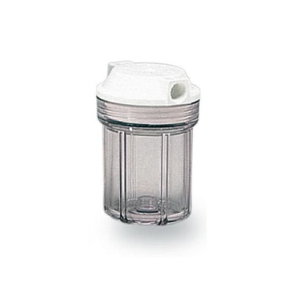 Contenitore Portafiltro Acqua 10 Pollici | Testa E Ghiera In Plastica Con Inserti Ottone | Attacchi 3/4" Per Cartucce Filtro - 5