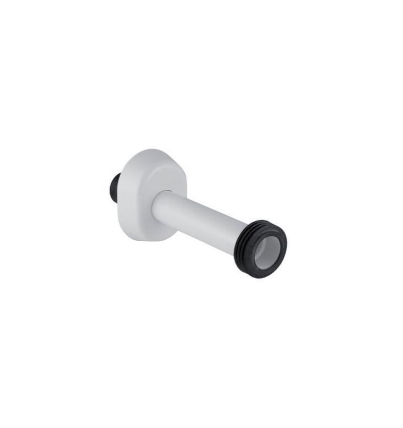 Millto™ Raccordo di riduzione in gomma con inserto per tubo, a pressione, per scarico, manicotto in gomma, adattatore di tenuta 3 bar, raccordo 56 x 40 mm, bianco
