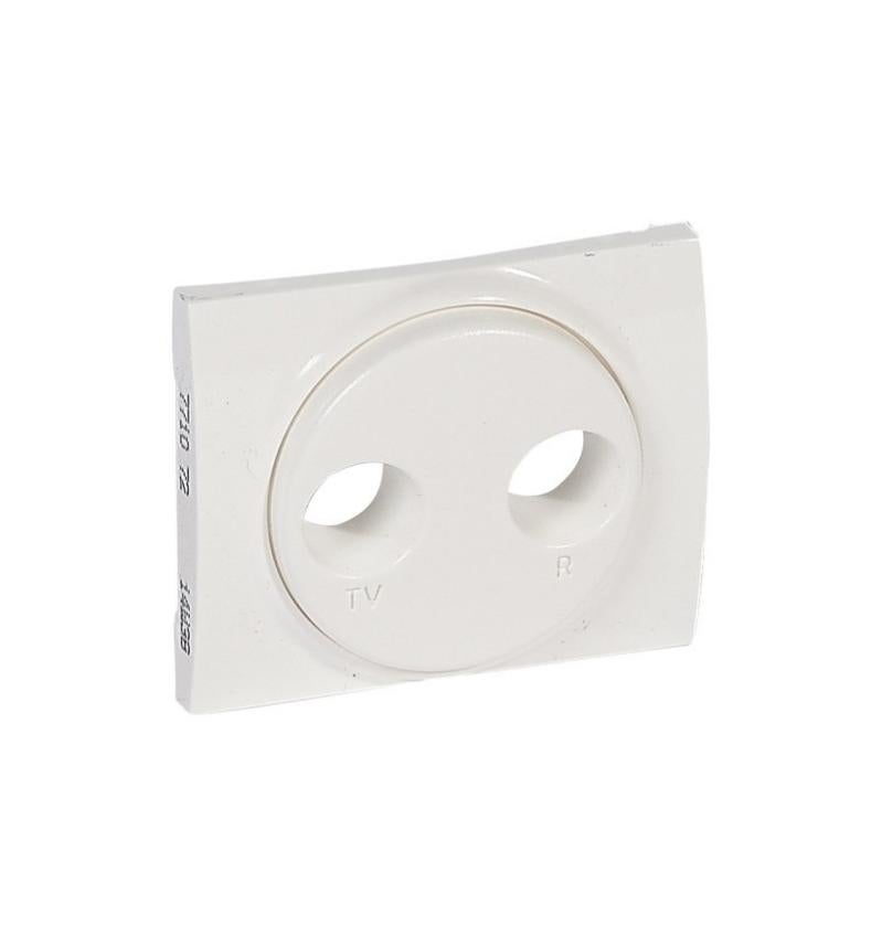 Cache prise TV/R 862Mhz GALEA LIFE blanc LEGRAND Leroy Merlin