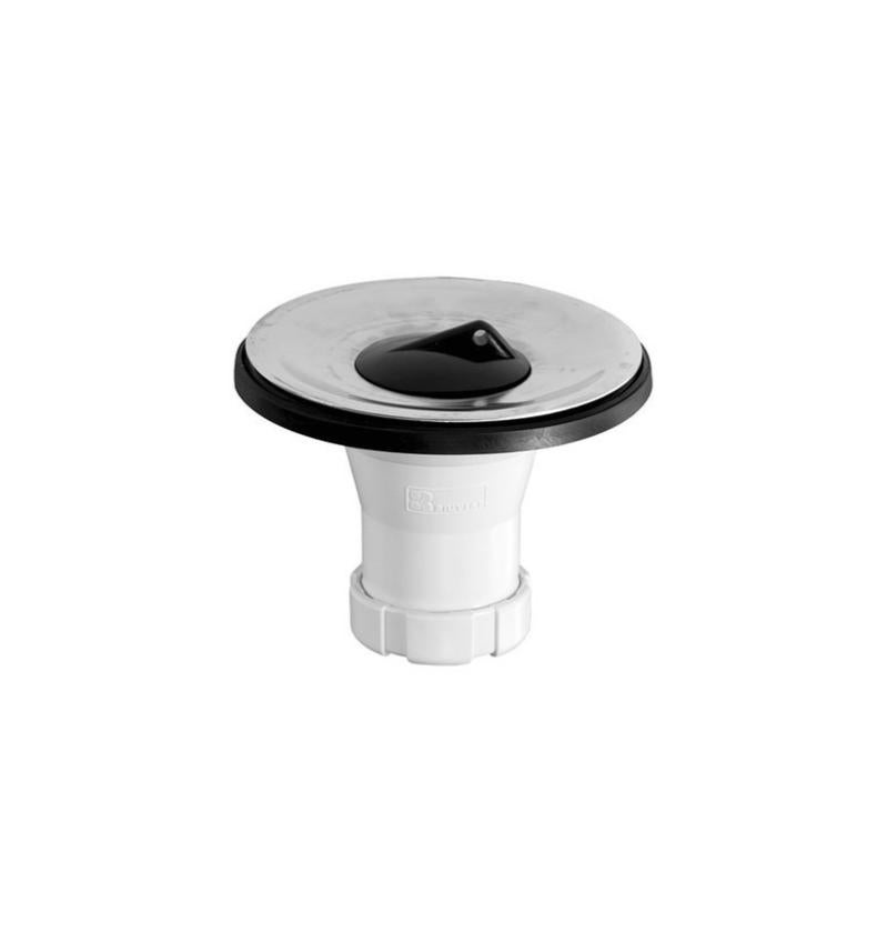 Válvula Fregadero Wolfpack 1 1/2" Cesta Baja Con Rebosadero | Diámetro 115mm