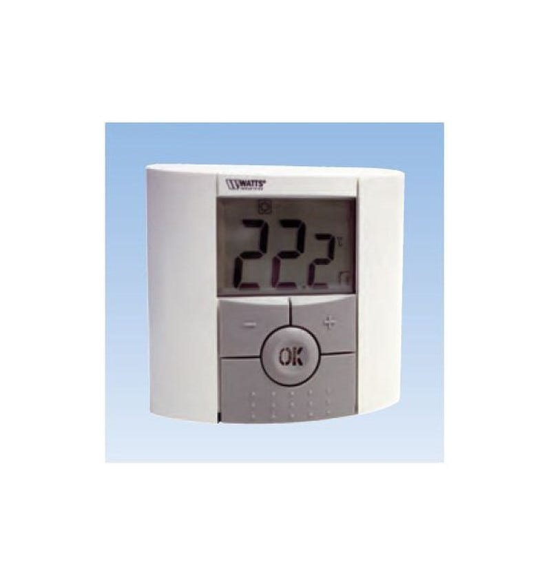 Termostato ambiente digitale BTD elettronico 5/35°C per riscaldamento e  raffreddamento - WATTS