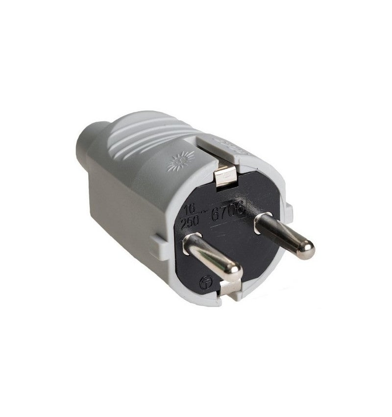 Adaptateur de mise à la terre latérale 16A-250V avec interrupteur